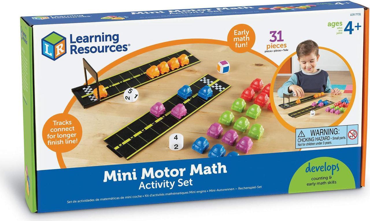 Alt view image 13 of 20 - Mini Motor Math Activity Set Age 4+ Ast