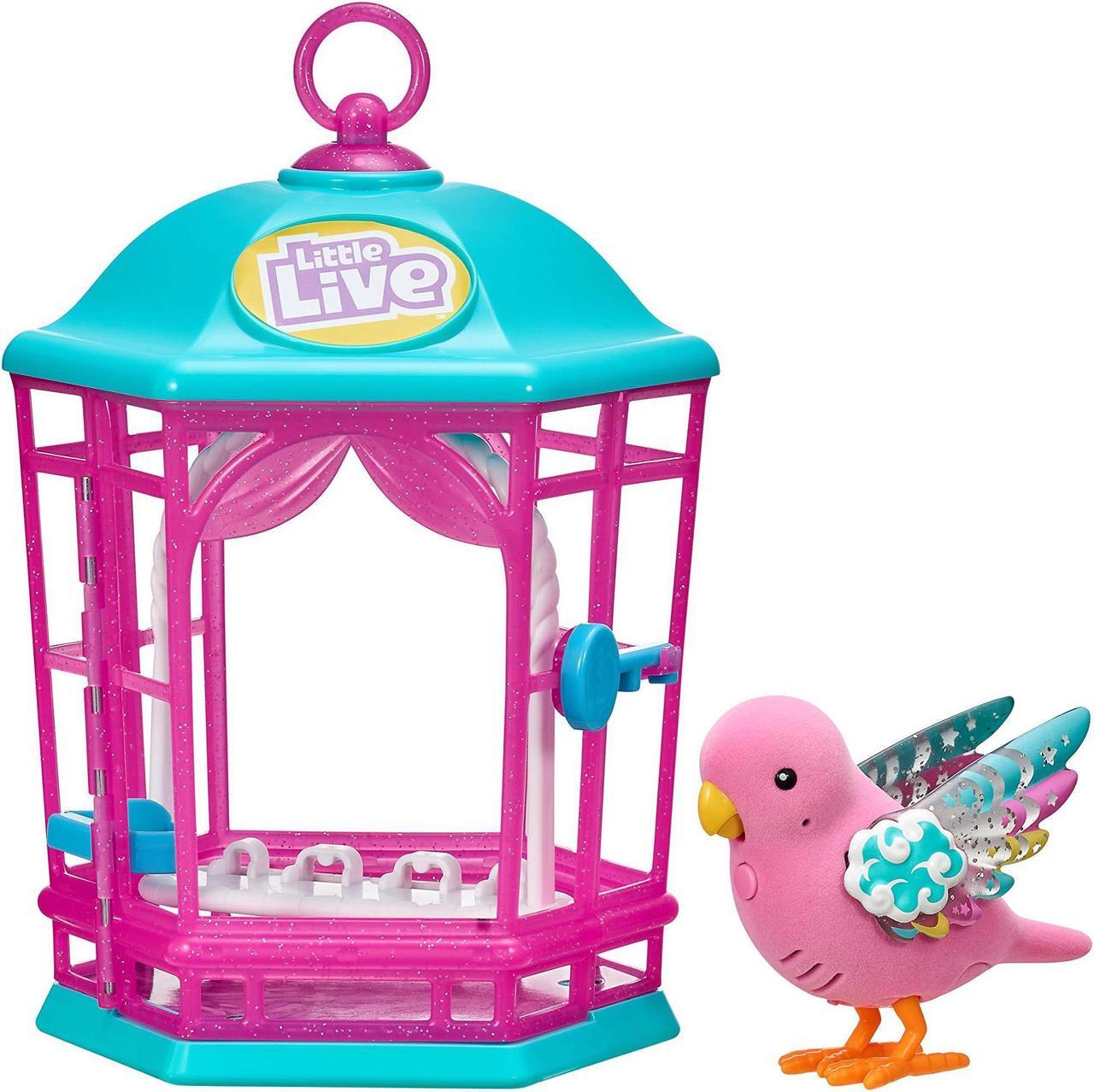 Alt view image 5 of 14 - little live pets bird with cagerainbow glow childrens toy