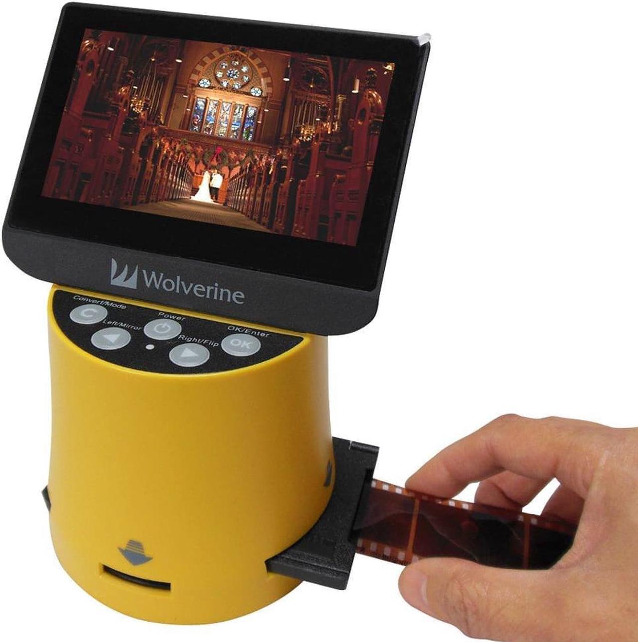 Alt view image 8 of 17 - Wolverine Data 8-in-1 HD Film to Digital Converter w/4.3" LCD Screen & HDMI