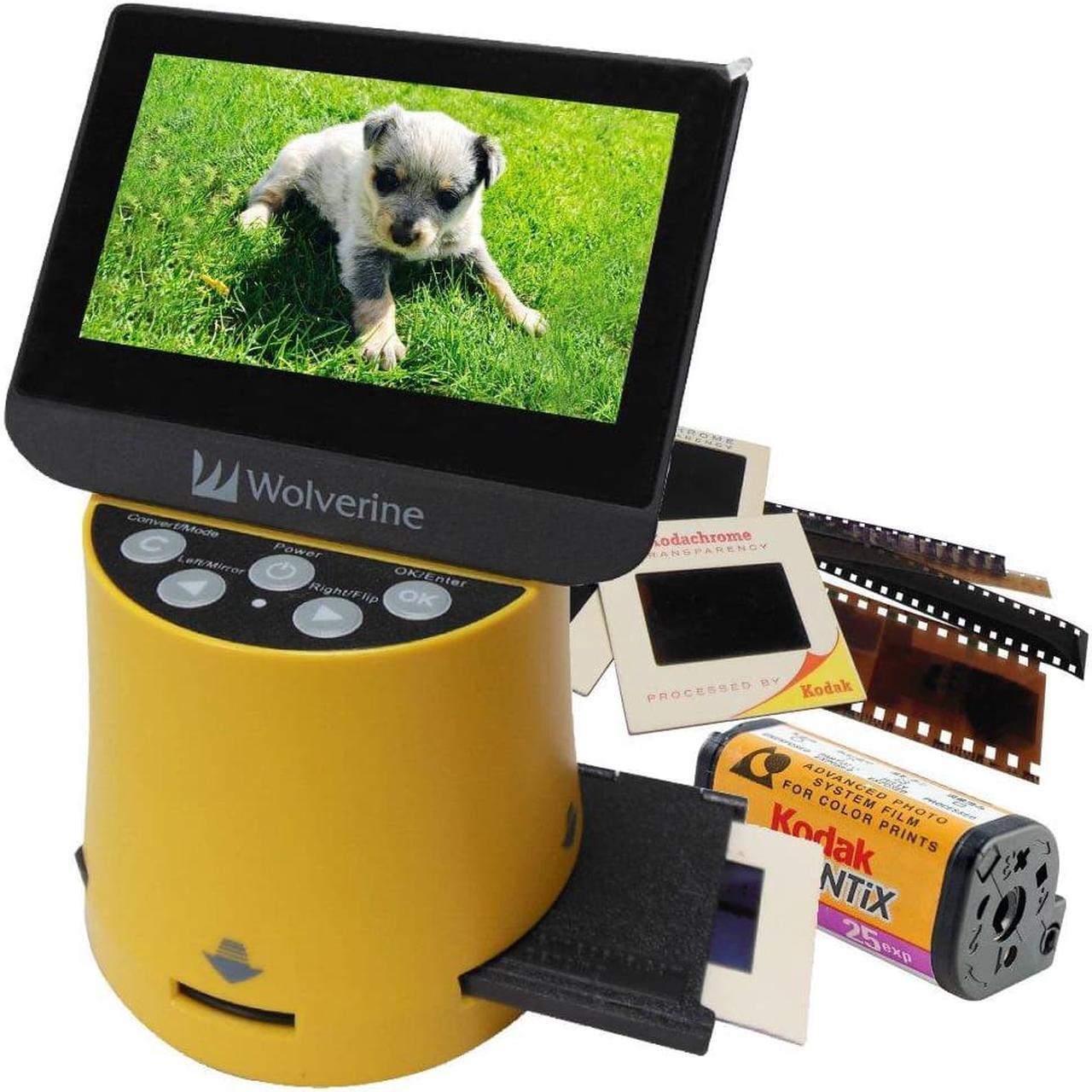 Alt view image 6 of 17 - Wolverine Data 8-in-1 HD Film to Digital Converter w/4.3" LCD Screen & HDMI
