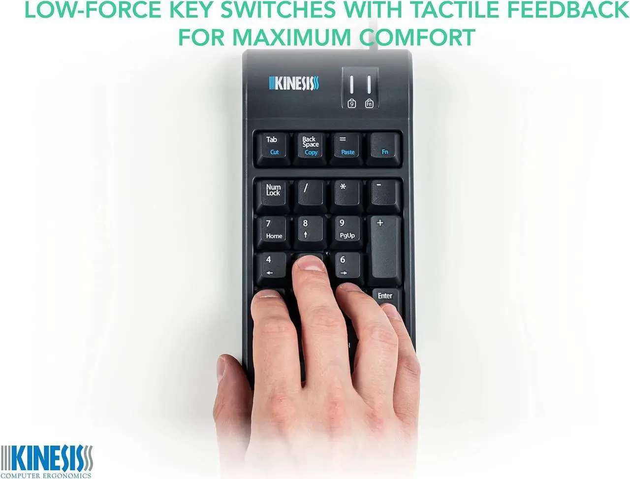 Alt view image 14 of 20 - Kinesis Freestyle2 Keypad for PC, AC800HPB-US