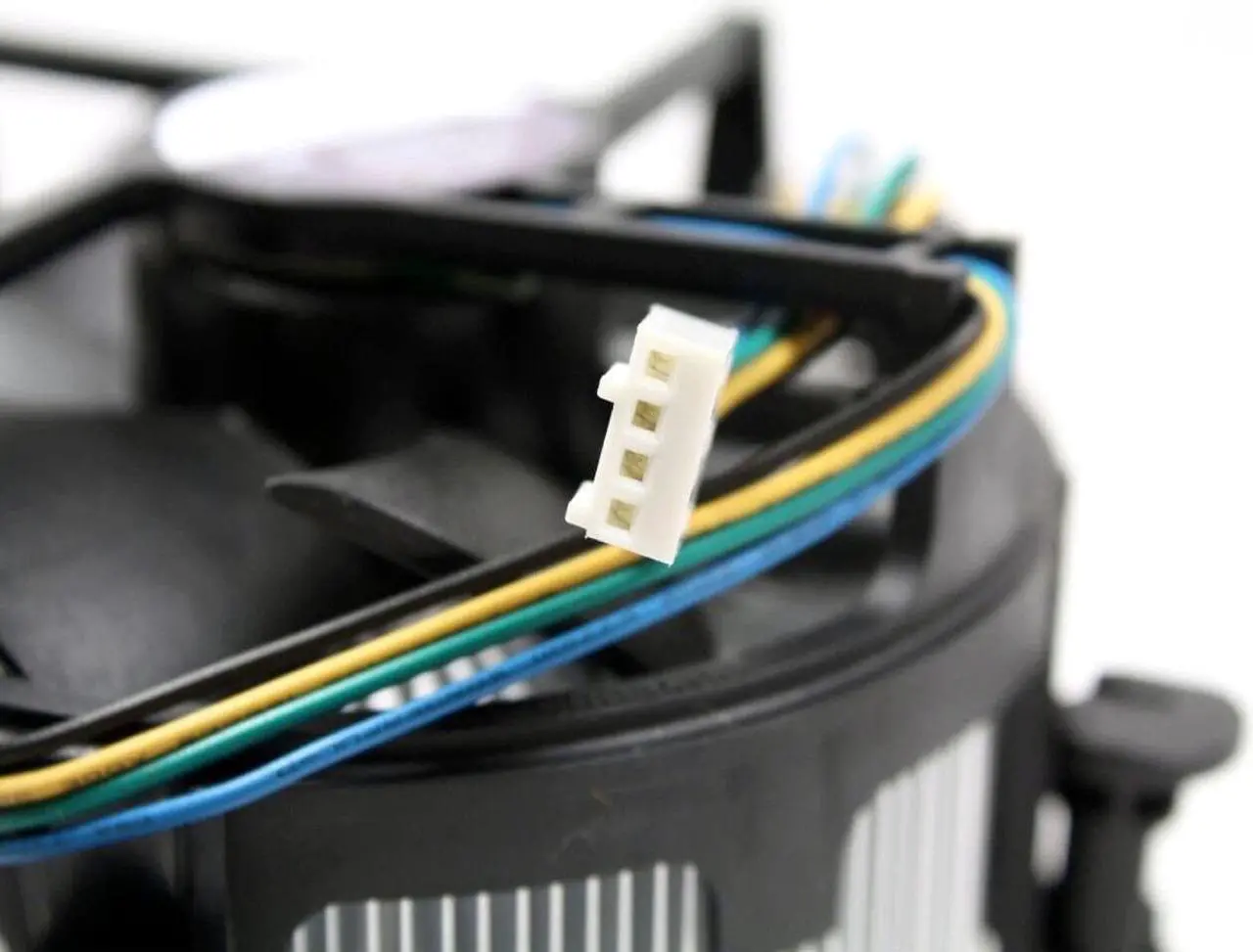 Alt view image 3 of 3 - original intel lga 1366 cpu copper core 4pin fan heatsink cooler cooling i7 965 970 975 980 980x 990 990x