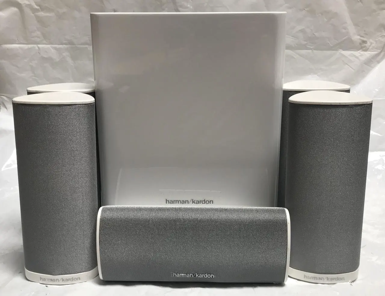 Main image of Harman Kardon HKTS16WQ/230 5.1 Channel Home Theatre Speaker System - White