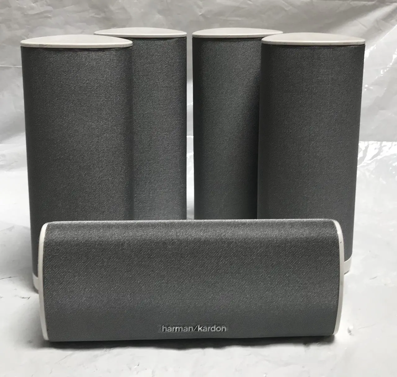 Alt view image 6 of 7 - Harman Kardon HKTS16WQ/230 5.1 Channel Home Theatre Speaker System - White