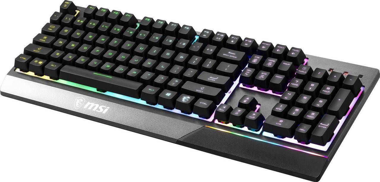 Alt view image 4 of 5 - MSI Vigor GK30 GAMING Keyboard, Mechanical-like Plunger, RGB Backlit 104 Keys