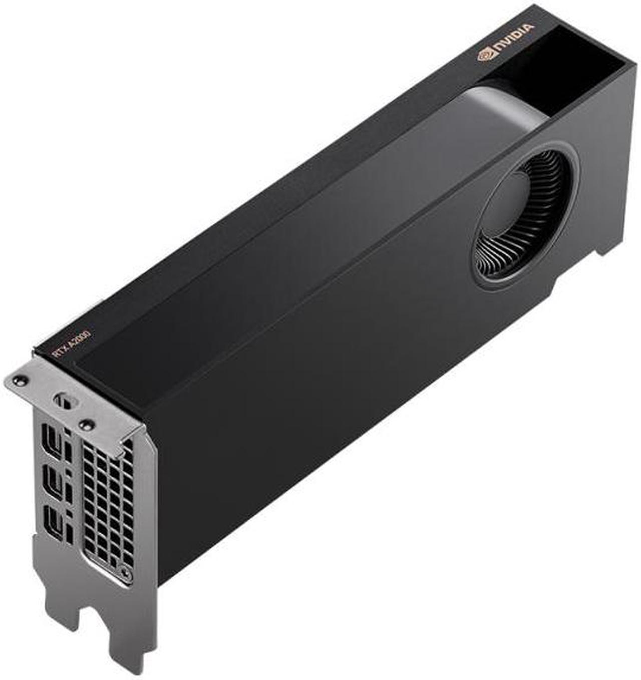 Alt view image 2 of 4 - NVIDIA RTX A2000 6GB 192-bit GDDR6 PCI Express 4.0 x16 Low Profile Workstation Video Card