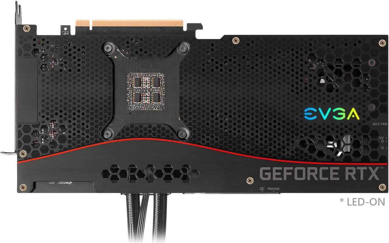 Alt view image 7 of 7 - EVGA GeForce RTX 3080 FTW3 ULTRA HYBRID GAMING, 10G-P5-3898-KL, 10GB GDDR6X, ARGB LED, Metal Backplate, LHR