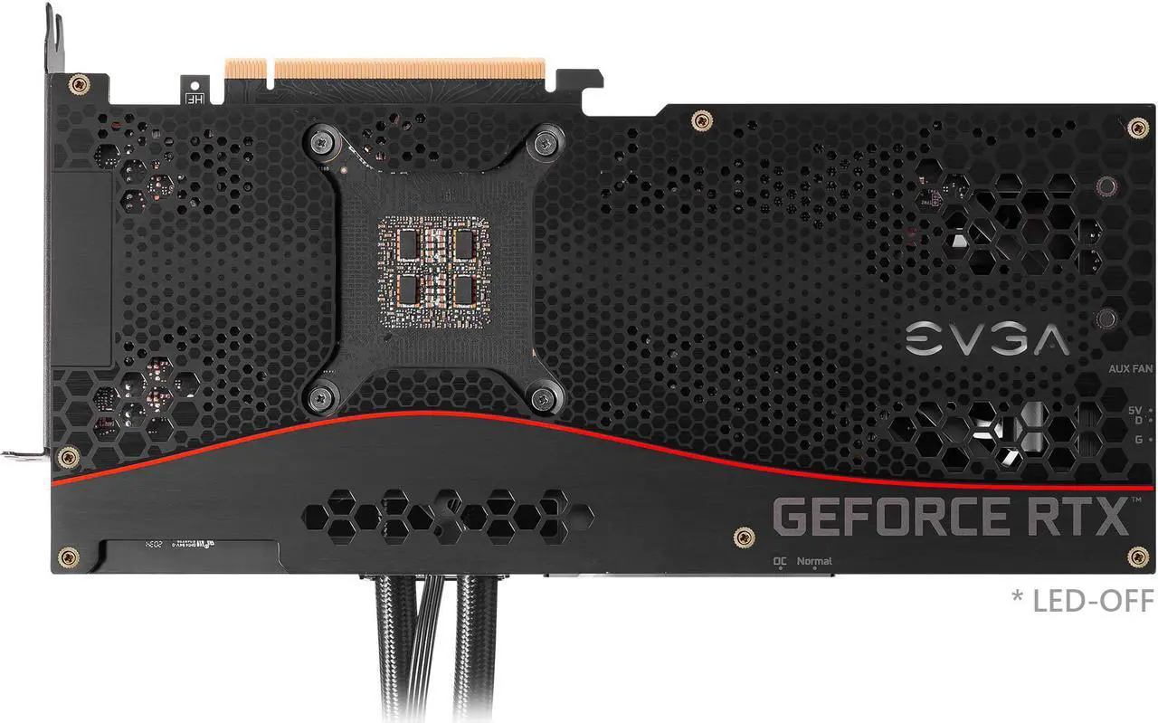 Alt view image 6 of 7 - EVGA GeForce RTX 3080 FTW3 ULTRA HYBRID GAMING, 10G-P5-3898-KL, 10GB GDDR6X, ARGB LED, Metal Backplate, LHR