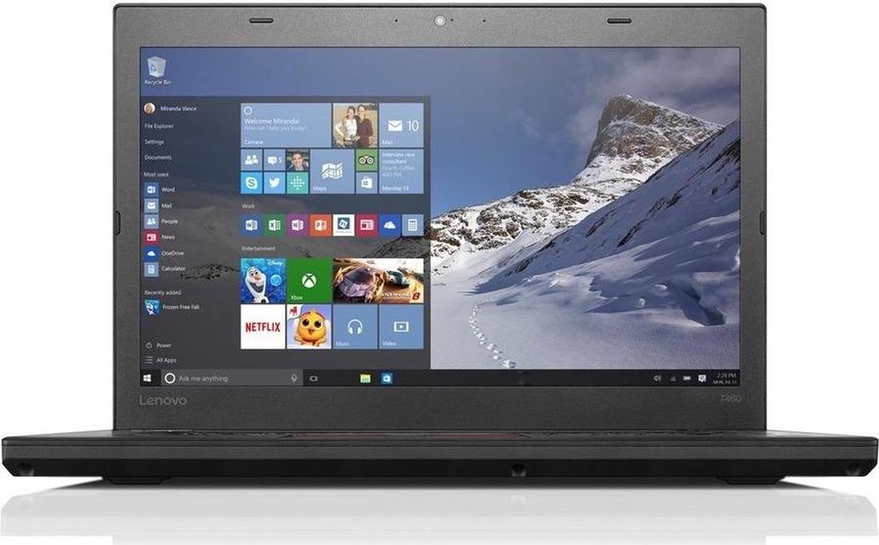 Refurbished (Fair) - ThinkPad T460 14" Ultrabook Intel i5-6300U 16 GB DDR3L 256 GB SSD Windows 10 Pro 64-bit