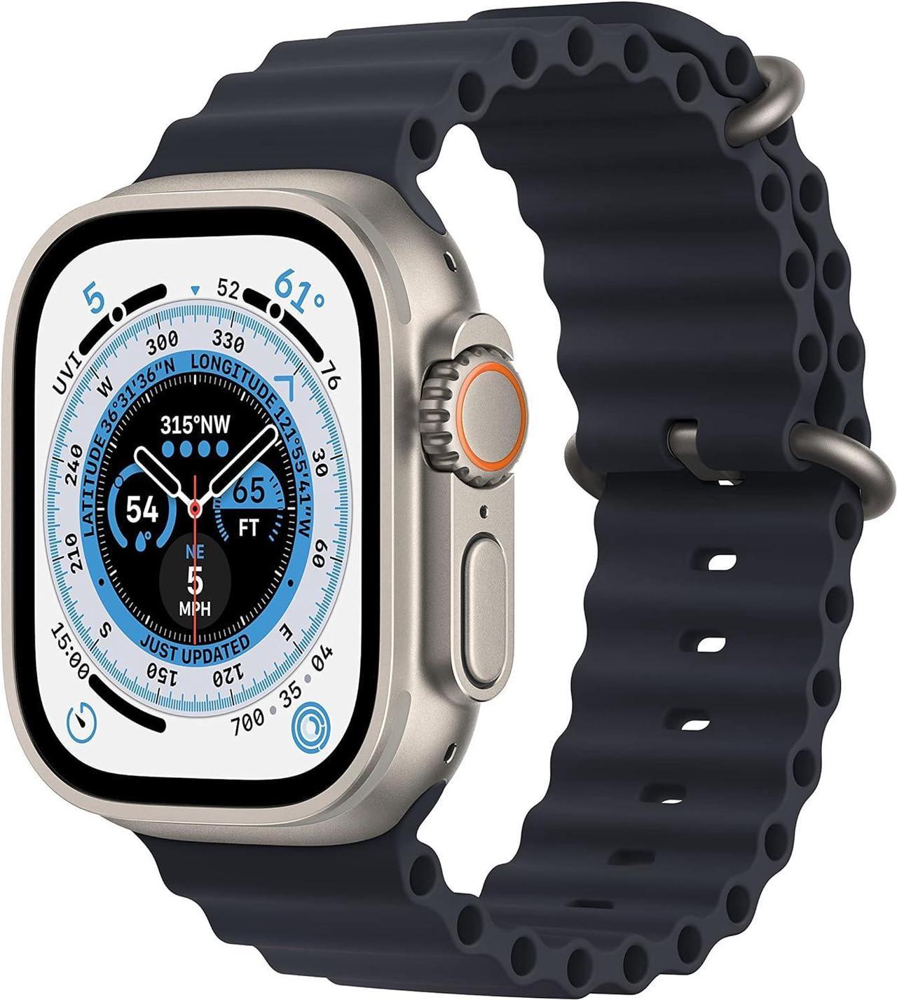 Refurbished (Excellent) - Watch Ultra (GPS + Cellular) MQET3LL Smartwatch Apple Apple S8 SiP with 64-bit dual-core processor RAM MacOS