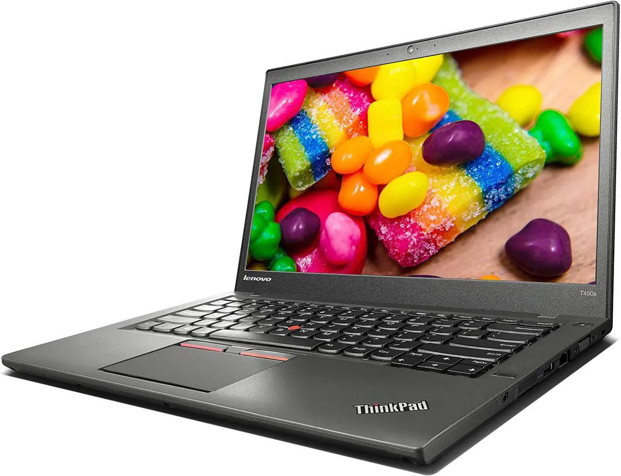 Alt view image 3 of 7 - Lenovo Laptop ThinkPad T450s Intel Core i7 5th Gen 5600U (2.60 GHz) 8 GB Memory 256 GB SSD 14” Windows 10 Pro 64-bit
