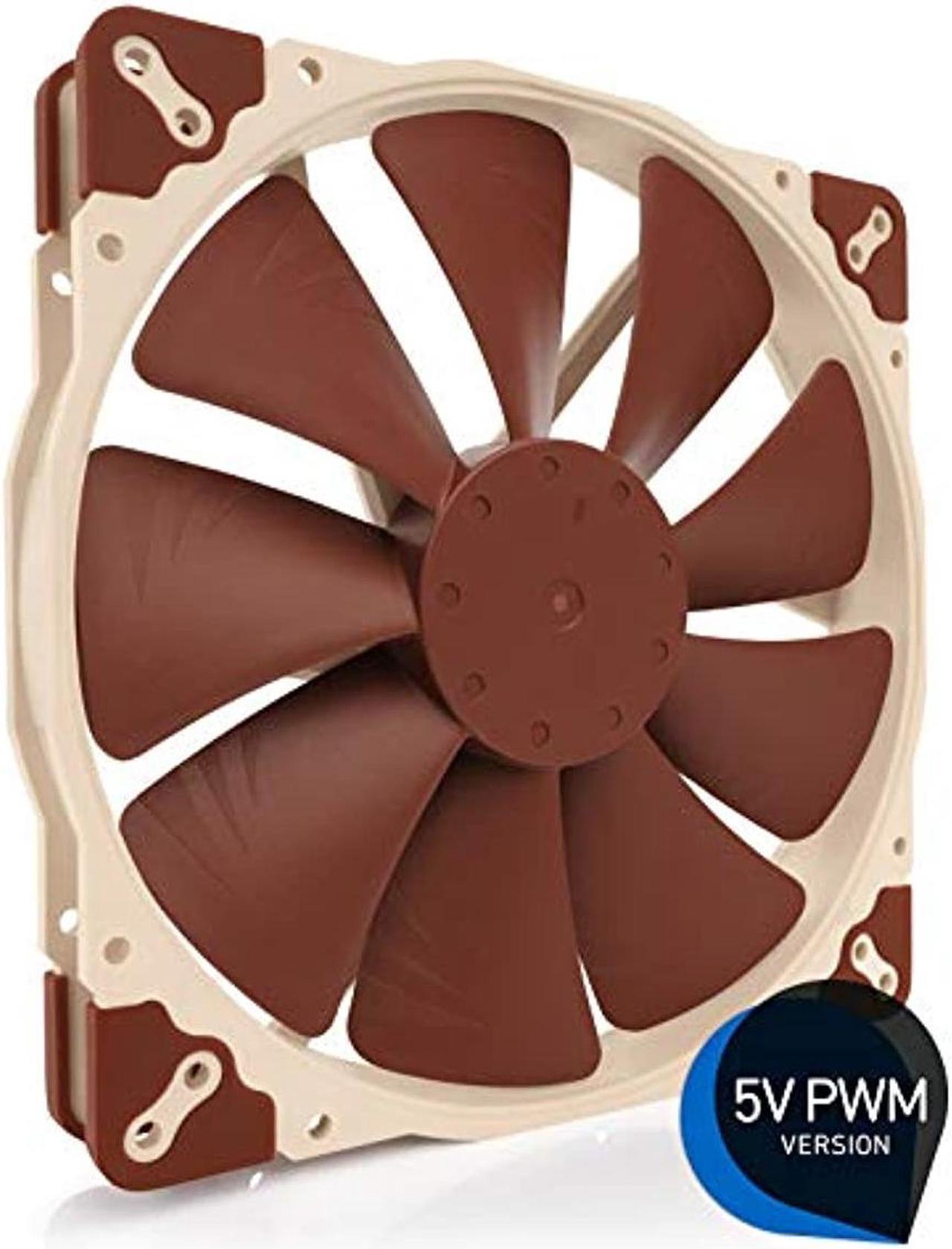 Noctua NF-A20 5V PWM, Premium Quiet Fan with USB Power Adaptor Cable, 4-Pin, 5V Version (200x30mm, Brown)