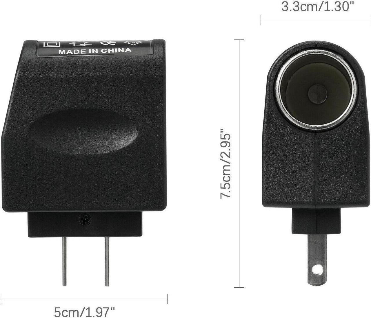 Alt view image 3 of 6 - 110V-240V AC Wall Power To 12V DC Car Cigarette Lighter Converter Socket Adapter