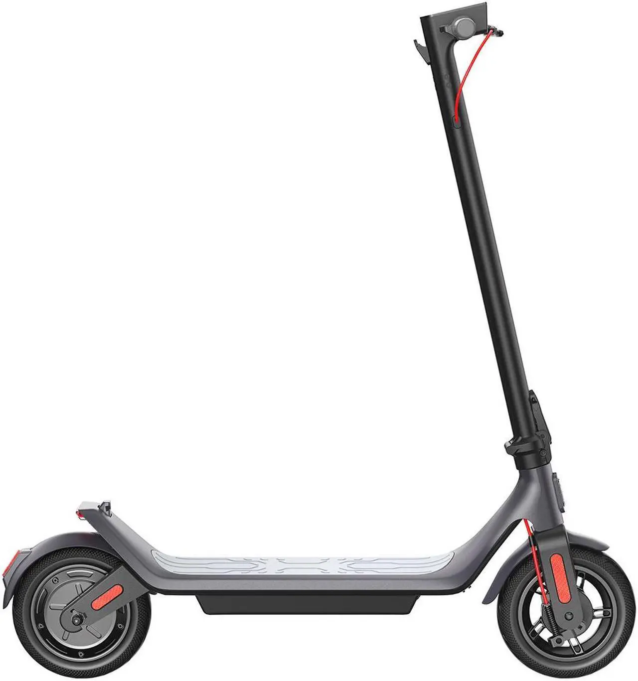 Alt view image 3 of 7 - MEGAWHEELS A6L ECO Electric Scooter Smart and Elegant E-scooter for Adults with 300W Motor, 25km/h Max Speed, APP and Intelligent LED Lights  in Black Color