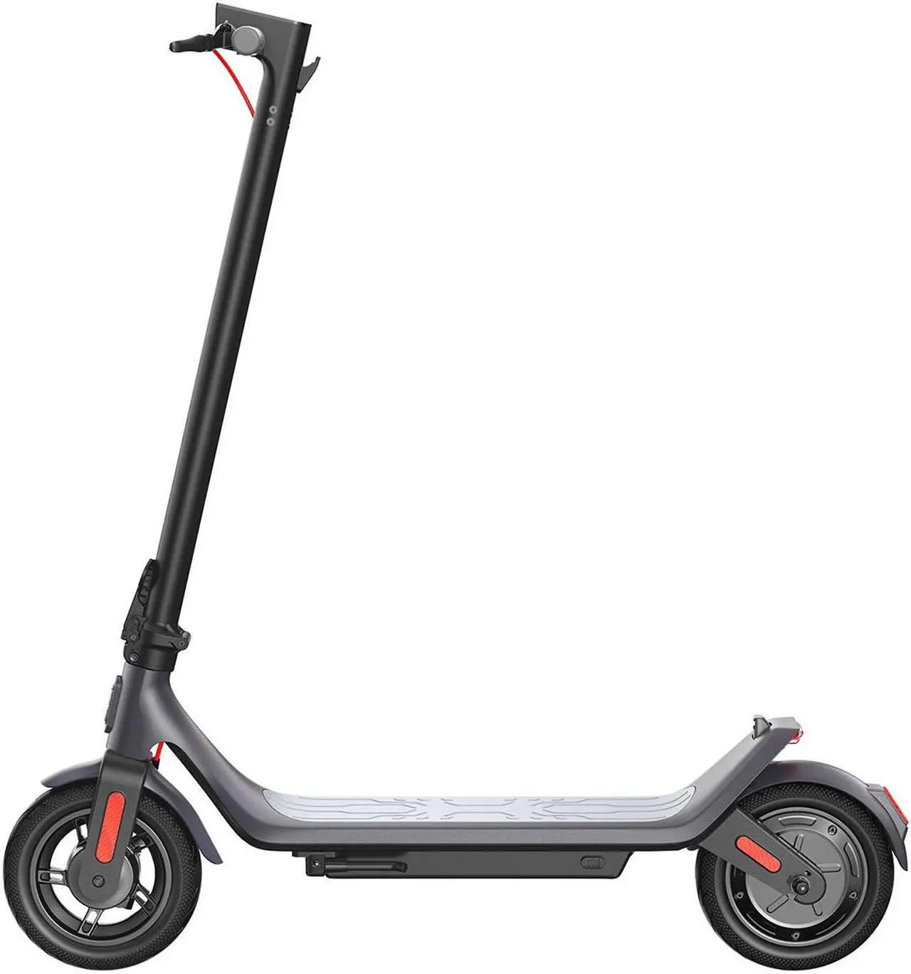 Alt view image 2 of 7 - MEGAWHEELS A6L ECO Electric Scooter Smart and Elegant E-scooter for Adults with 300W Motor, 25km/h Max Speed, APP and Intelligent LED Lights  in Black Color