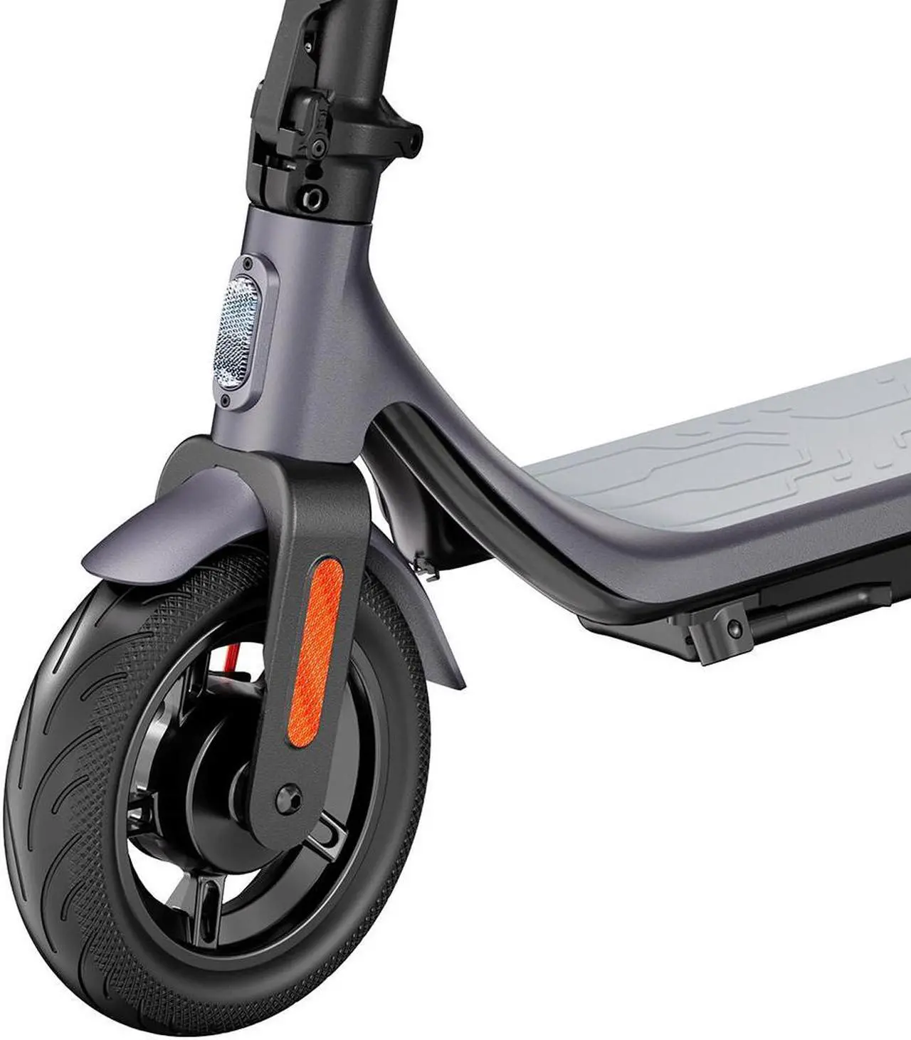 Alt view image 5 of 7 - MEGAWHEELS A6L ECO Electric Scooter Smart and Elegant E-scooter for Adults with 300W Motor, 25km/h Max Speed, APP and Intelligent LED Lights  in Black Color