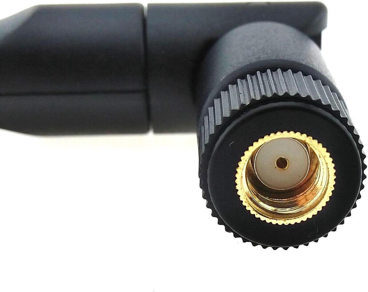 Alt view image 7 of 7 - QAREQU M.2 to RP-SMA Aerial Cable Wire 8dBi Antenna WiFi Bluetooth Low Profile Bracket