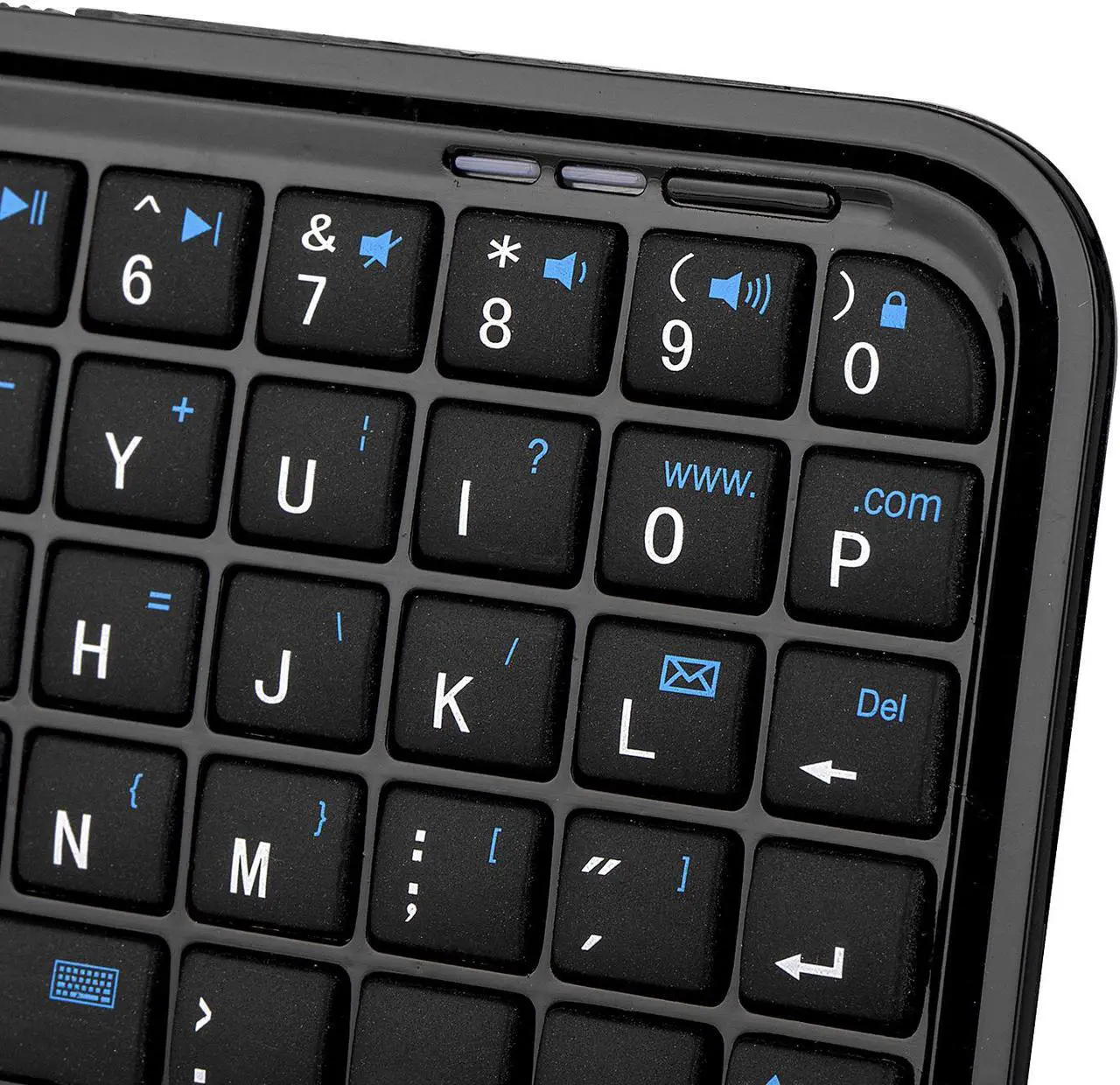 Alt view image 4 of 7 - Mini Bluetooth Wireless Keyboard Portable Slim Rechargable Keypad