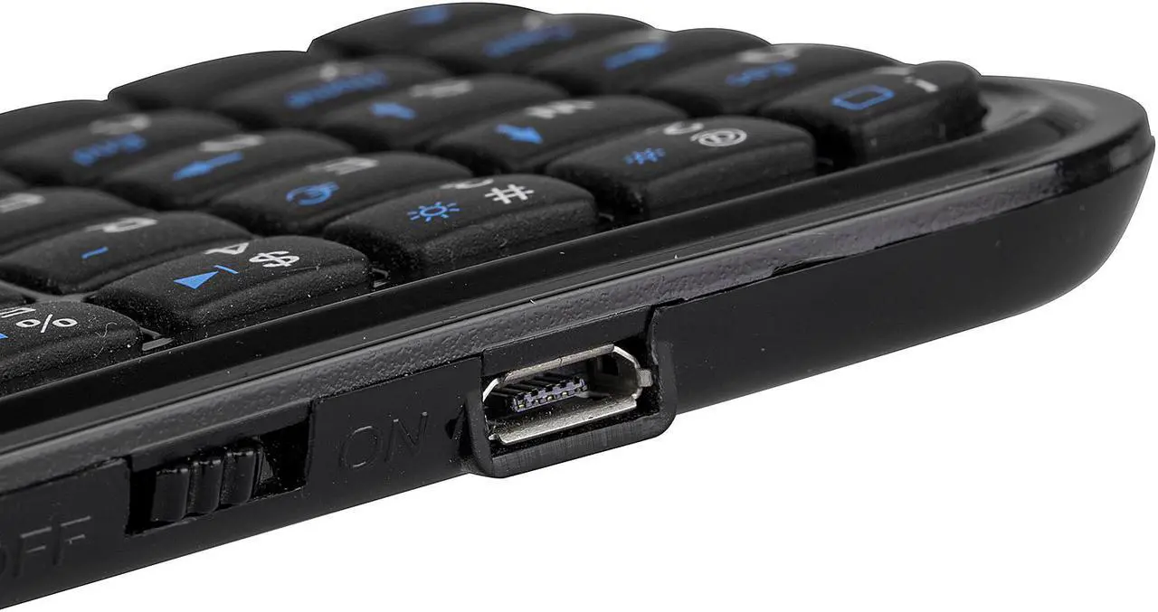 Alt view image 3 of 7 - Mini Bluetooth Wireless Keyboard Portable Slim Rechargable Keypad