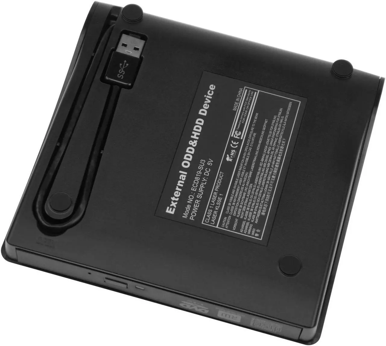 Alt view image 6 of 7 - External Blu-ray Player BD Combo Drive DVD CD Burner Single USB for Laptop PC