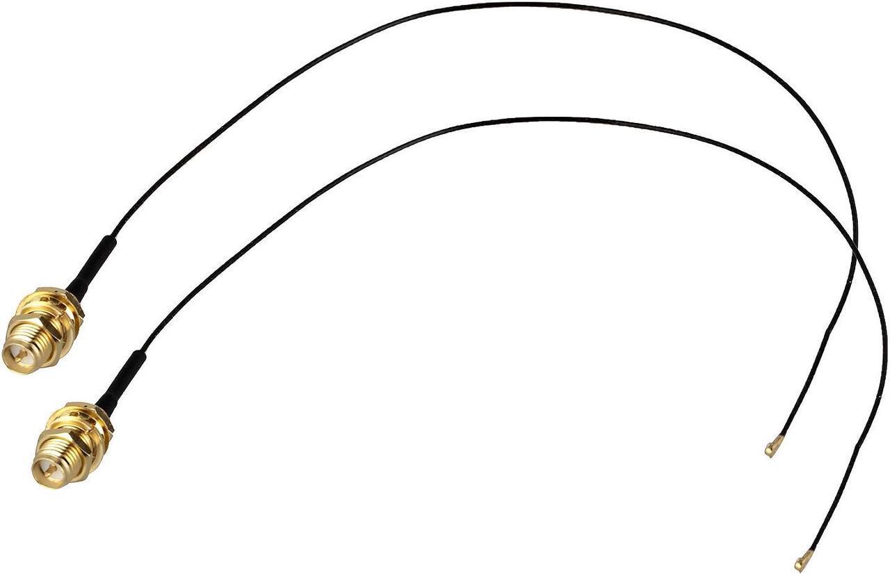Alt view image 7 of 7 - QAREQU M.2 to RP-SMA Extension Cable 30cm for AX210 AX200 MHF4 Wire External Antenna