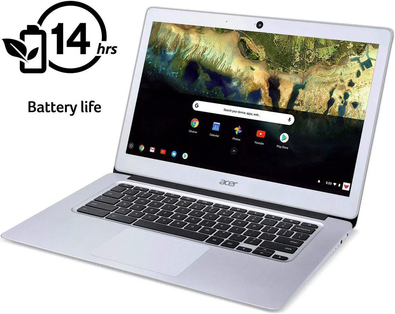 Alt view image 11 of 12 - Chrome Os Intel Celeron N3060 2Mb L2 Cache, 1.60Ghz, Up To 2.48Ghz Burst Frequen