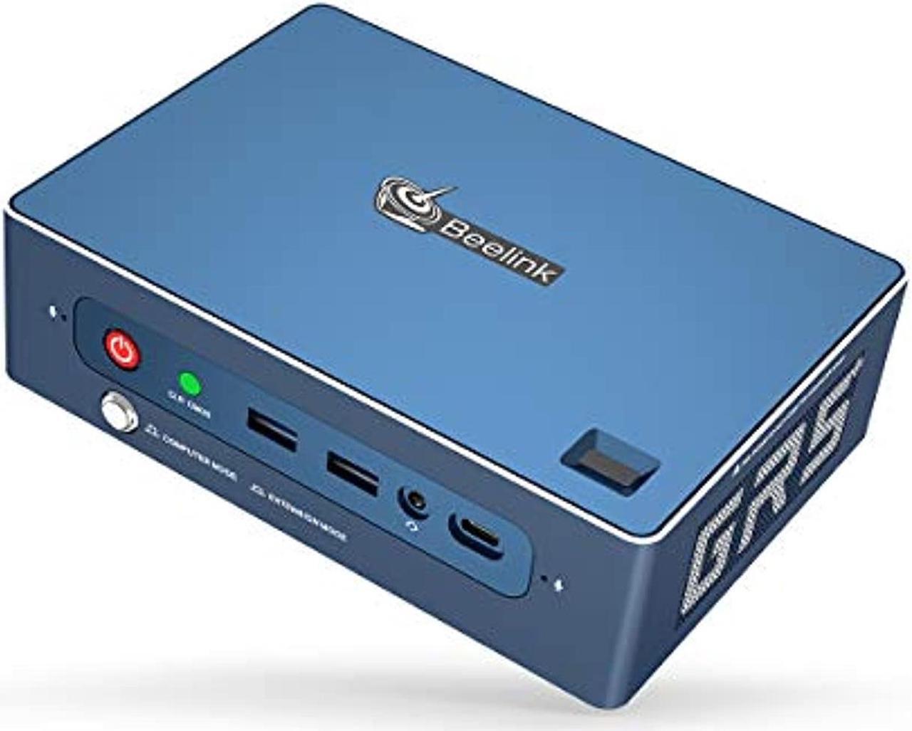 Main image of Beelink GTR PRO Mini PC Windows 10 Pro,AMD Ryzen 5 3550H Processor(up to 3.7 GHz) 16GB DDR4 512GB NVMe SSD+1TB HDD,WiFi 6,BT5.0,Dual Gigabit Ethernet,Multi-Screen Interactive,4K Hi-Fi soundGaming PC