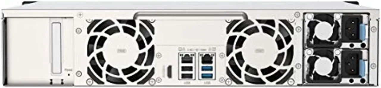 Alt view image 3 of 5 - QNAP TS-853DU-RP 8 Bay Rackmount NAS with Two 2.5GbE Ports, Redundant PSU (TS-853DU-RP)