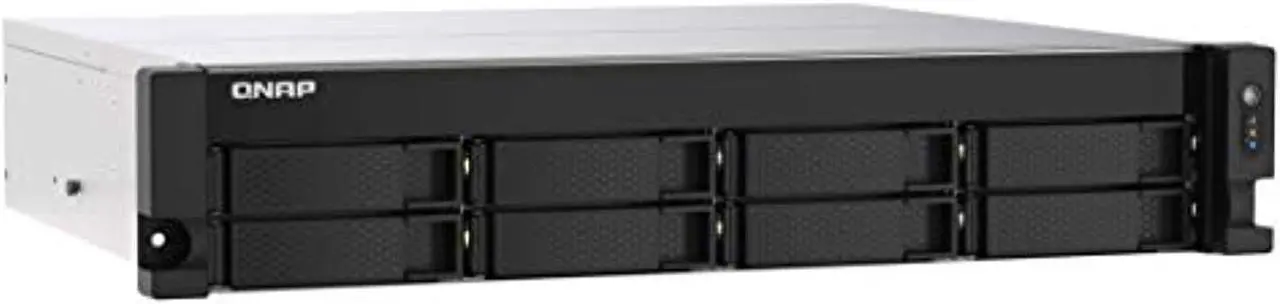 Alt view image 2 of 5 - QNAP TS-853DU-RP 8 Bay Rackmount NAS with Two 2.5GbE Ports, Redundant PSU (TS-853DU-RP)