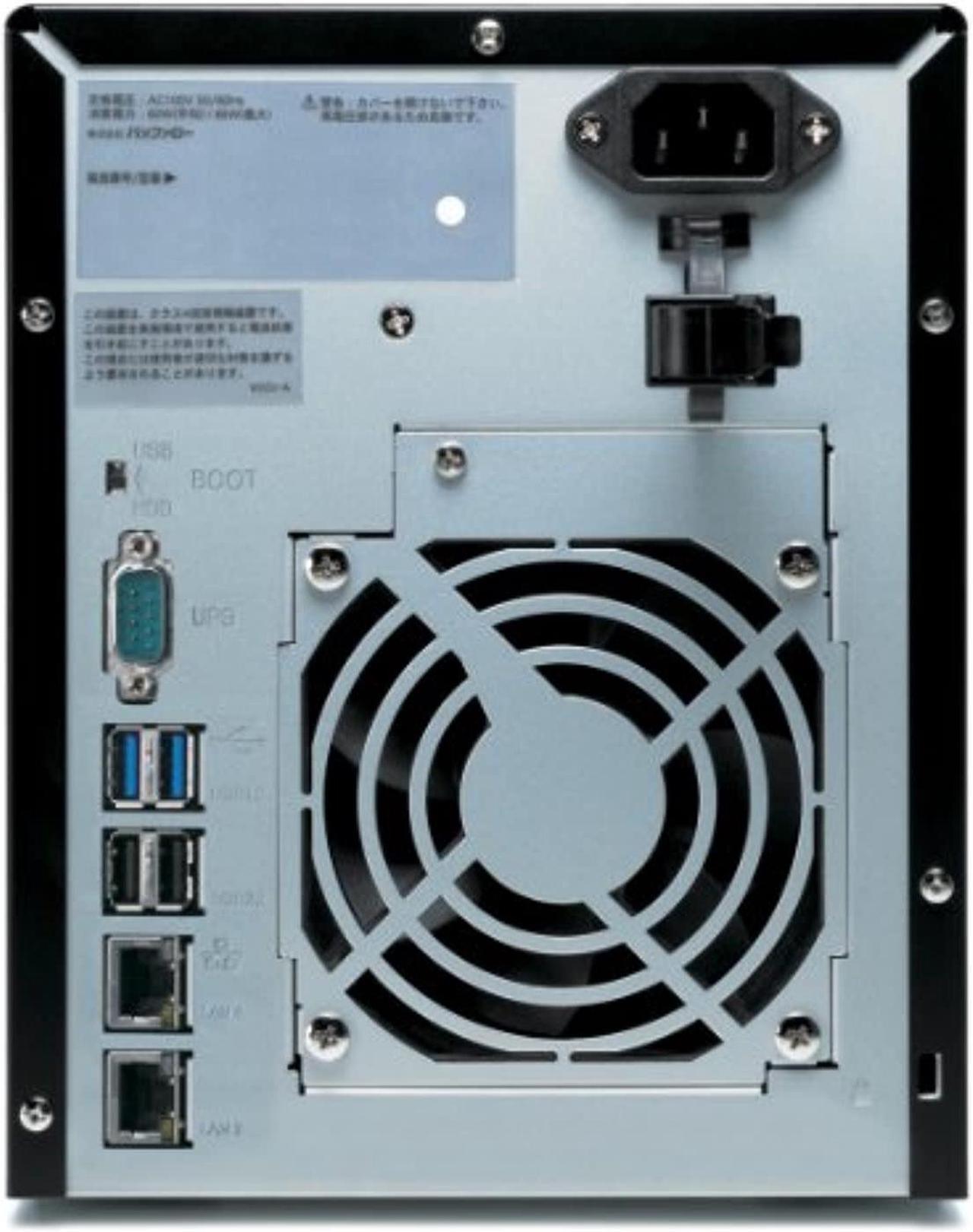 Alt view image 2 of 5 - Buffalo TeraStation Pro Quad 4-Bay 4 TB (4 x 1 TB) RAID Network Attached Storage (NAS) - TS-QVH4.0TL/R6,Black (TS-QVH4.0TL/R6)