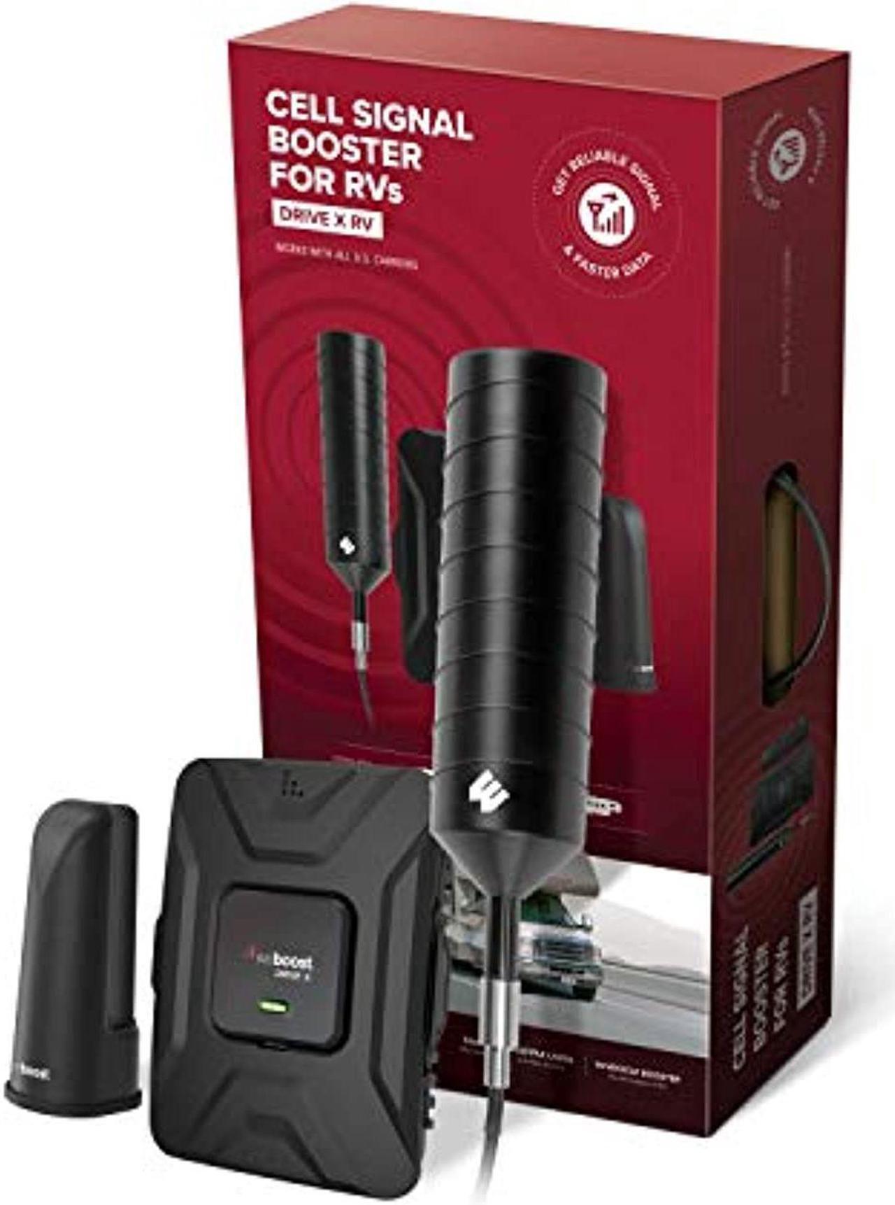Main image of weBoost Drive X RV (471410) Cell Phone Signal Booster | U.S. Company | All U.S. Carriers - Verizon, AT and T, T-Mobile, Sprint  and  More | FCC Approved, RV  and  Motorhome Moving + Stationar (471410)