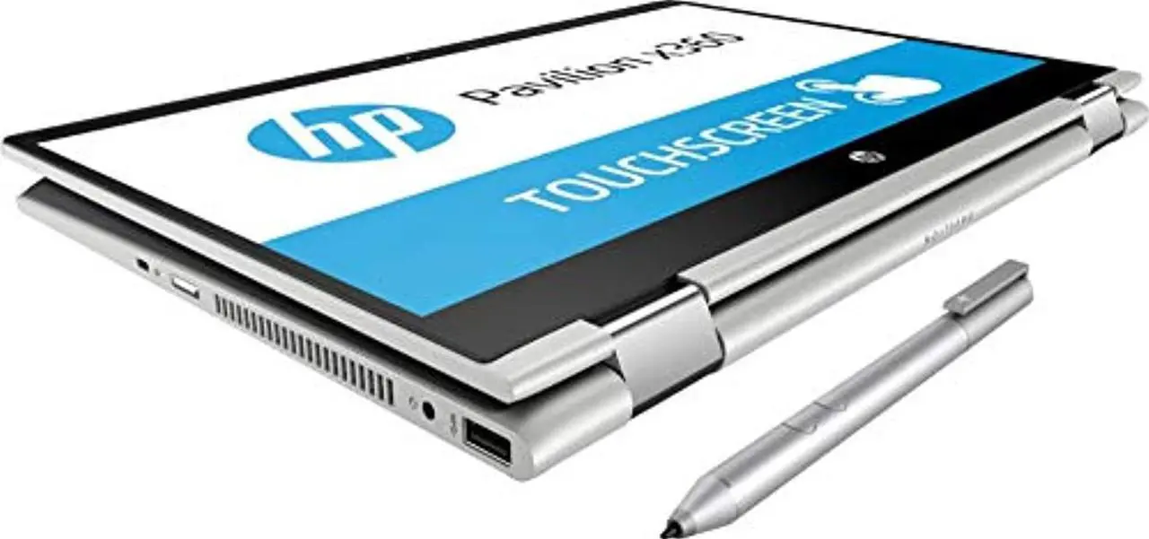 Main image of Newest HP Pavilion x360 14" HD WLED Touchscreen 2-in-1 Convertible Laptop, Intel Core i3-8130U up to 3.4GHz, 8GB DDR4, 128GB SSD, 802.11ac, Bluetooth, USB-C, HDMI, HP Active Stylus Pen, Windows 10
