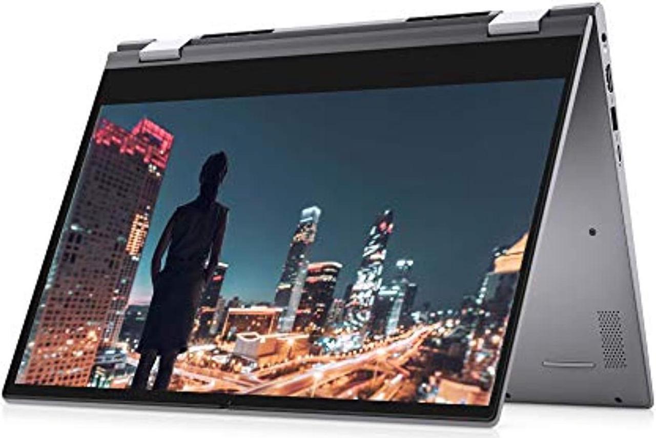 Alt view image 2 of 5 - Dell Inspiron 14 5000 2-in-1 FHD 1080p Touch Display, 11th Gen Intel Core i7, 12GB Memory, 512GB SSD, Intel Iris Xe Graphics, Fingerprint Reader, Windows 10 Home, Titan Grey (i5406-7207GRY-PUS)