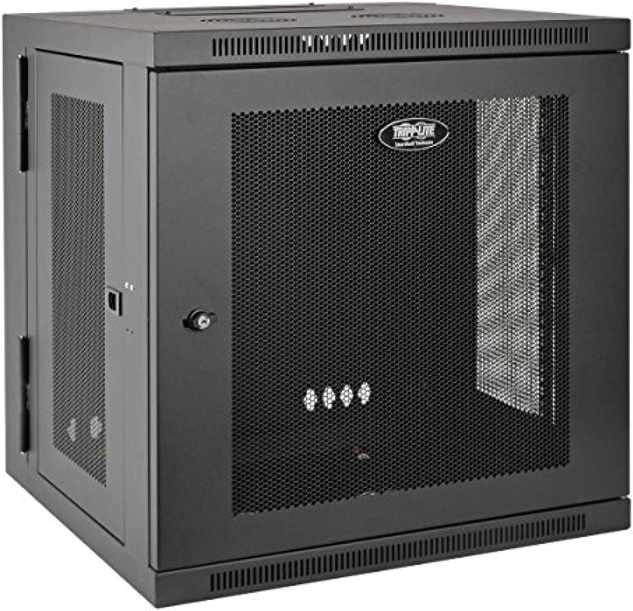 Main image of Tripp Lite - SRW12US 12U Wall Mount Rack Enclosure Server Cabinet, Hinged, 20.5" Deep, Switch-Depth (SRW12US) black (SRW12US)