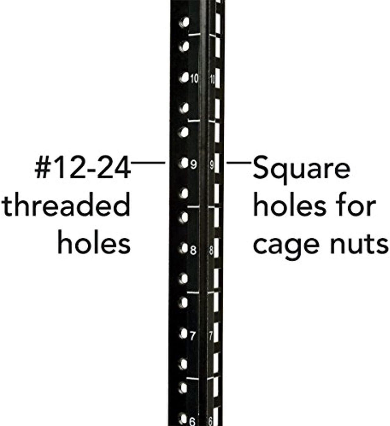 Alt view image 2 of 10 - Tripp Lite - SRW12US 12U Wall Mount Rack Enclosure Server Cabinet, Hinged, 20.5" Deep, Switch-Depth (SRW12US) black (SRW12US)