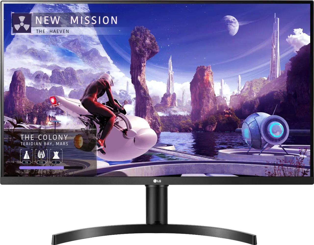 Main image of LG 32" Monitor 32QN650-B QHD 2560 x 1440 IPS HDR10 AMD FreeSync 75Hz HDMI Display Port Tilt/Height Adjust