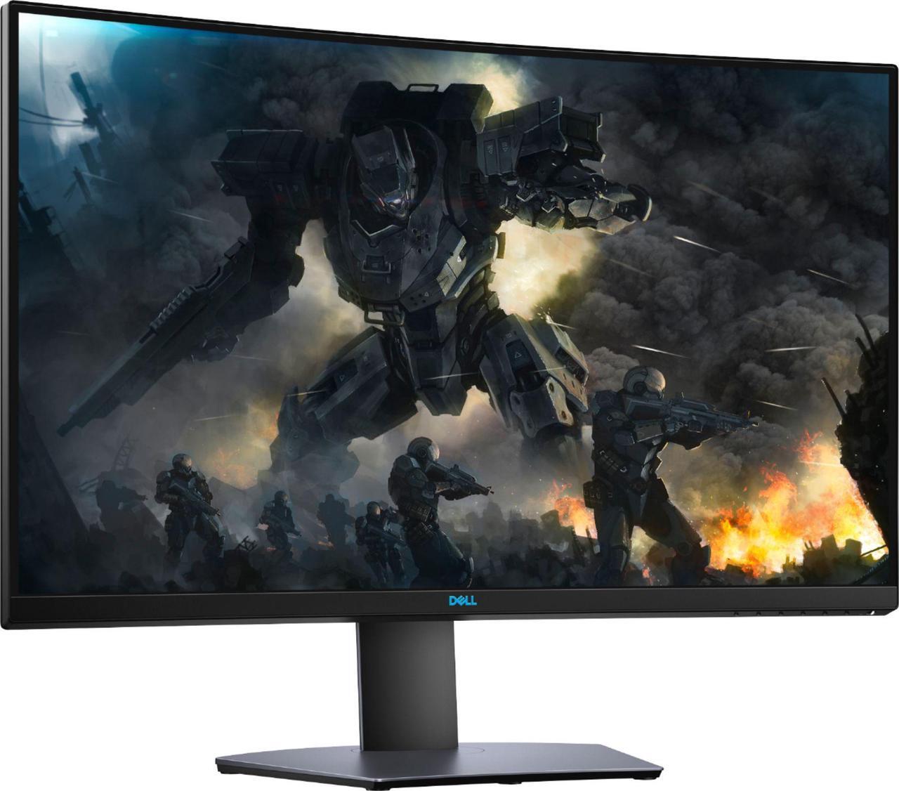 Alt view image 9 of 20 - Dell - 32" LED Curved QHD FreeSync Monitor with HDR
S3220DGF