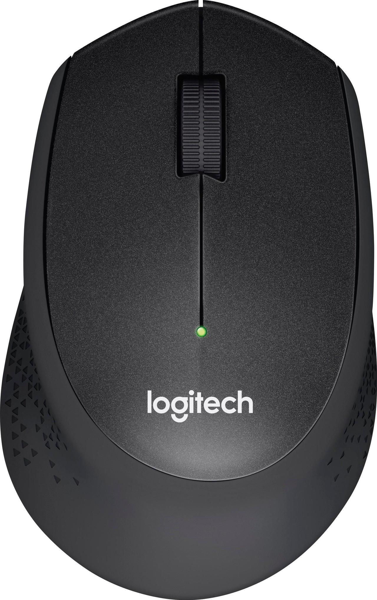 Main image of Logitech - M330 SILENT Wireless Optical Mouse with Quiet Clicks - Black (910-004905)