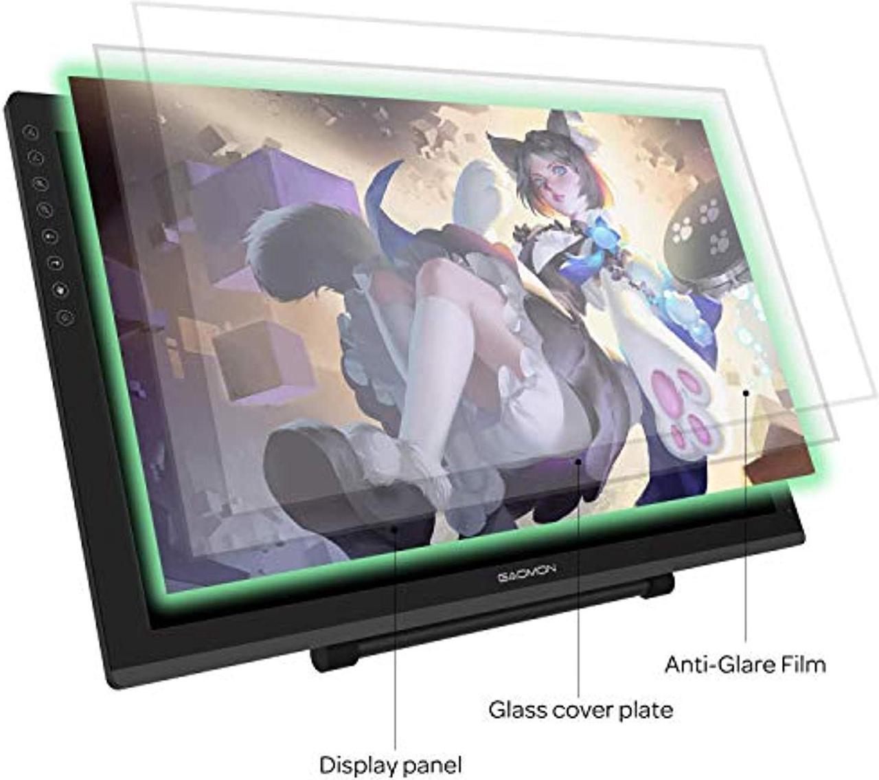 Alt view image 3 of 5 - GAOMON PD2200 Pen Display  and  AP32 Pen -21.5'' 8192 Tilt-Support Full-Laminated Graphics Drawing Monitor Tablet for Digital Drawing/ Animation/ Online Teaching and Meeting