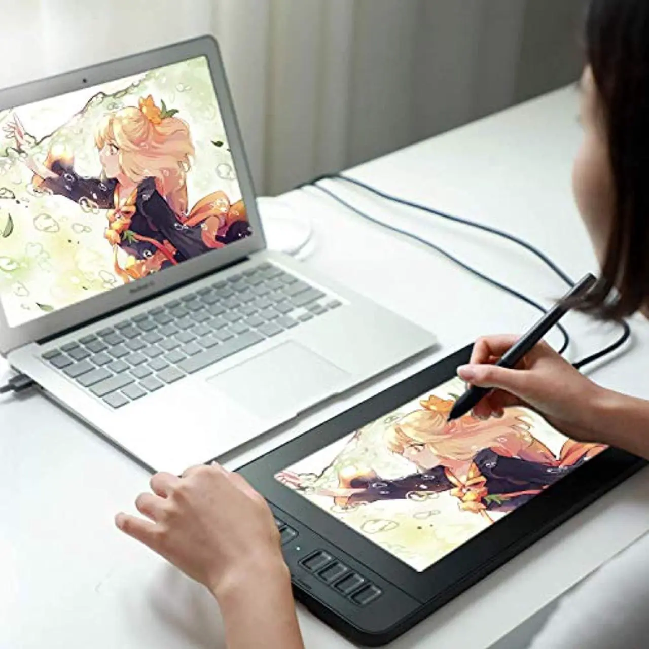 Alt view image 2 of 5 - GAOMON PD1161 Drawing Monitor  and  GAOMON Passive Pen AP50 for PD1161/PD1561/PD156PRO Only