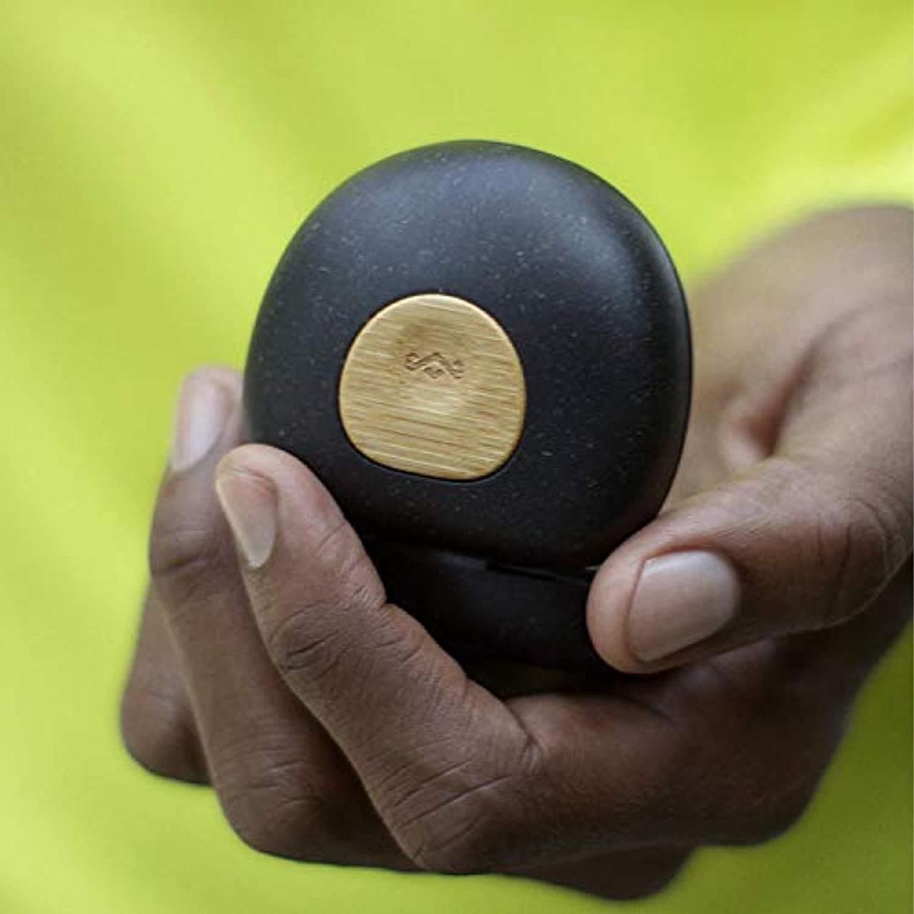 Alt view image 2 of 5 - House of Marley True Wireless Champion Earbuds - Bluetooth 5.0 Earphones, Up to 28 Hours Battery Life with Quick Charge, Rechargeable Case, Eco Friendly Bamboo Design (EM-JE131-SB)