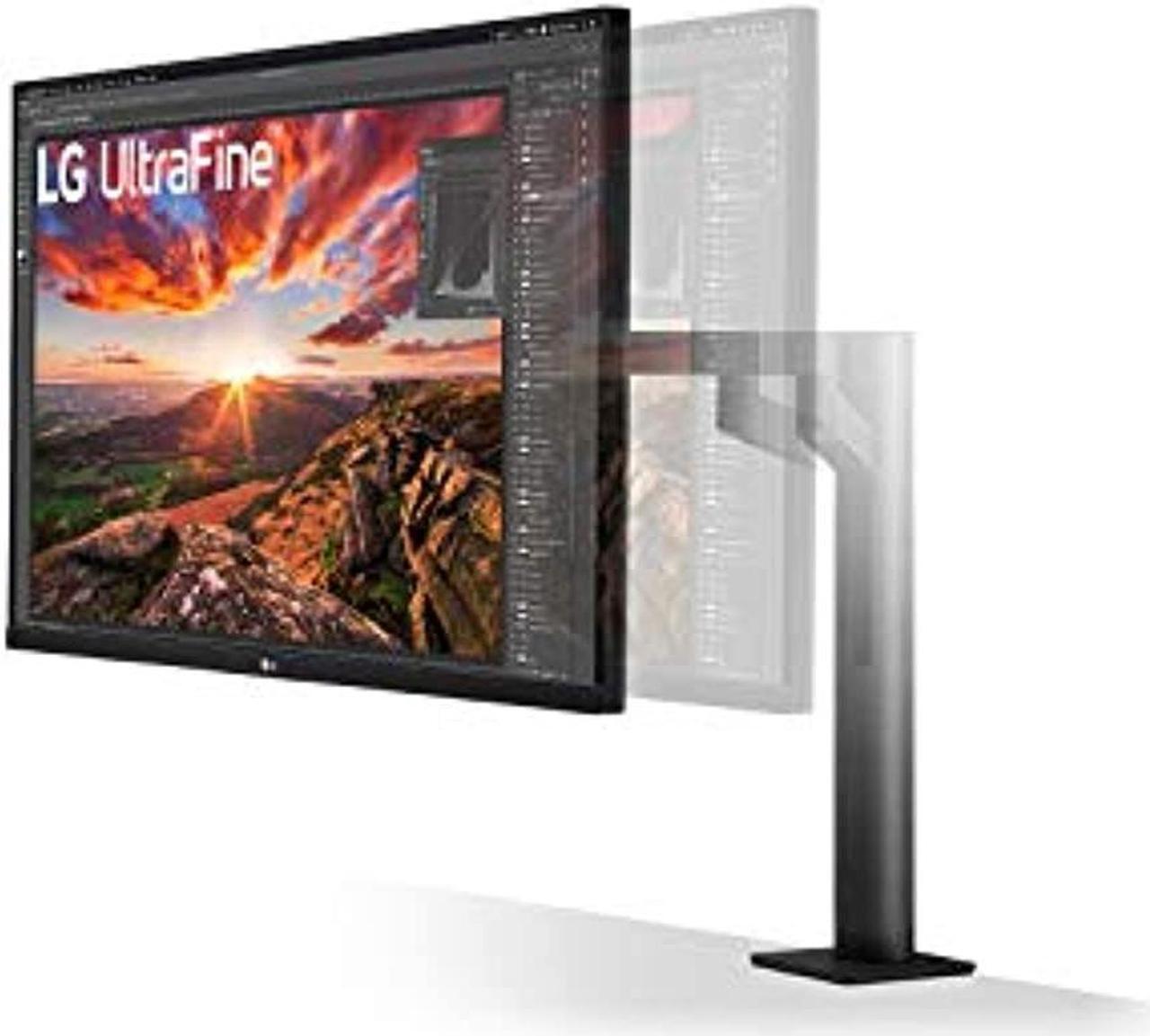 Alt view image 3 of 5 - LG 32BN88U-B 31.5? Ergo IPS UHD 4K Ultrafine Monitor (3840x2160) with Ergonomic Stand  and  C-Clamp, USB Type-C, DCI-P3 95%(Typ.), HDR10 and AMD FreeSync, Black (32BN88U-B)