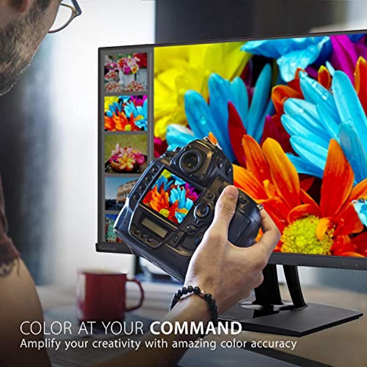 Alt view image 3 of 5 - ViewSonic VP2785-4K 27-Inch Premium IPS 4K Monitor with Advanced Ergonomics, ColorPro 99%A AdobeRGB Rec 709, 14-bit 3D LUT, Eye Care, 65W USB C, HDMI, DP for Home and Office (VP2785-4K)