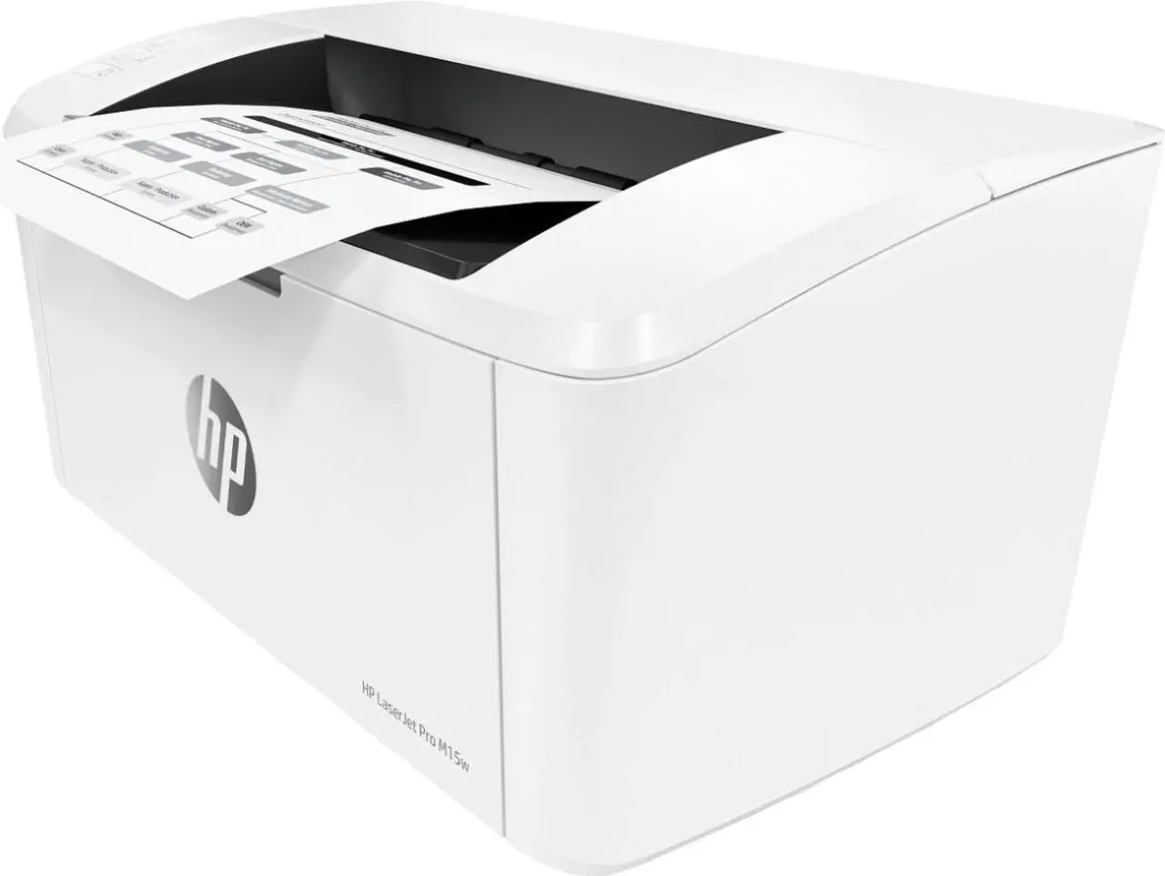Alt view image 2 of 3 - HP - LaserJet Pro M15w Laser Printer - White (W2G51A#BGJ)