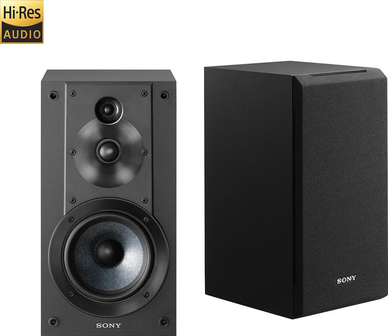 Main image of Sony - Core Series 5" 3-Way Bookshelf Speakers (Pair) - Black (SSCS5)