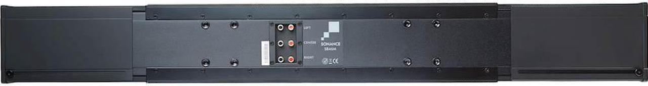 Alt view image 2 of 3 - Sonance - SB46M - 3.0-Channel Soundbar Adjustable Width for 50" to 65" Display (Each) - Black (SB46M)