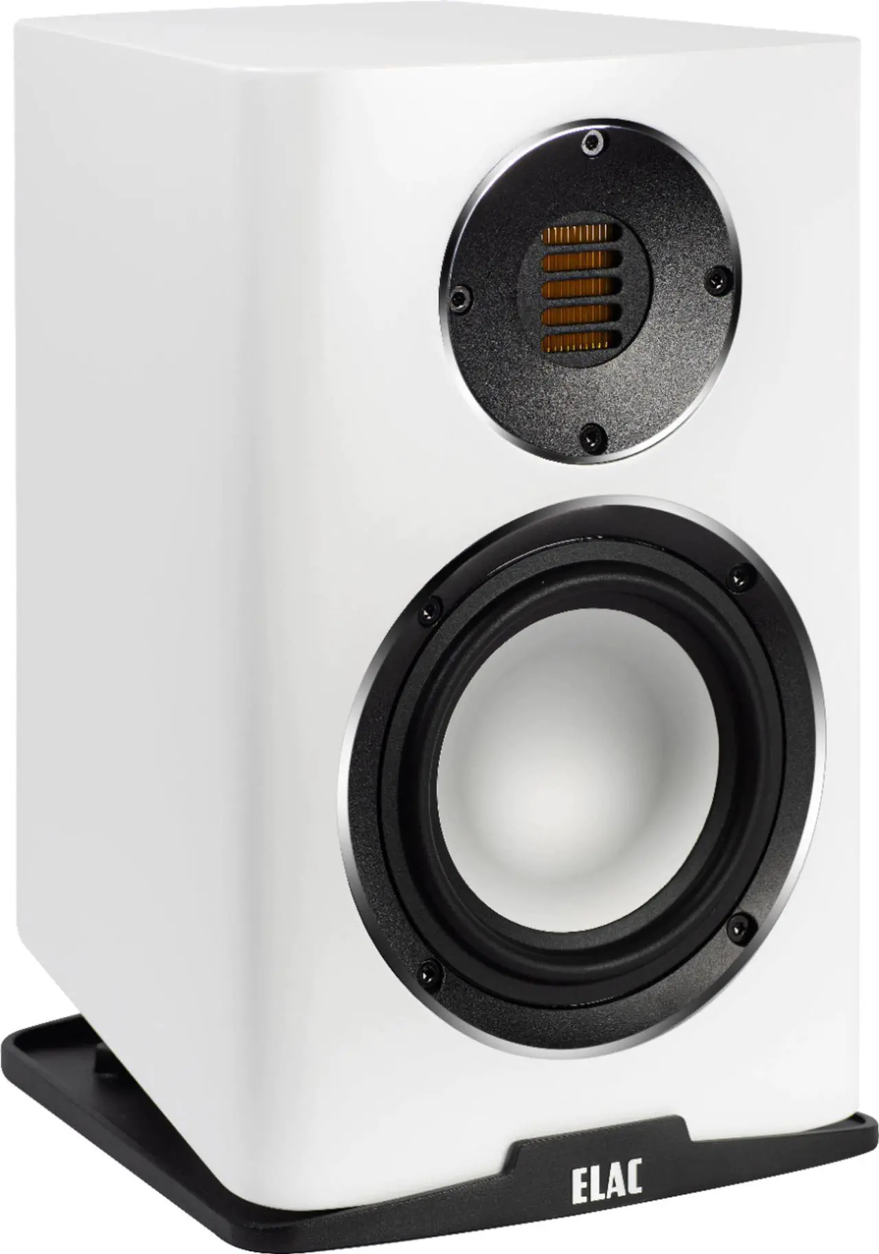 Alt view image 7 of 9 - Elac BS243.4-SW Carina Premium Bookshelf Speakers - (Pair) Satin White