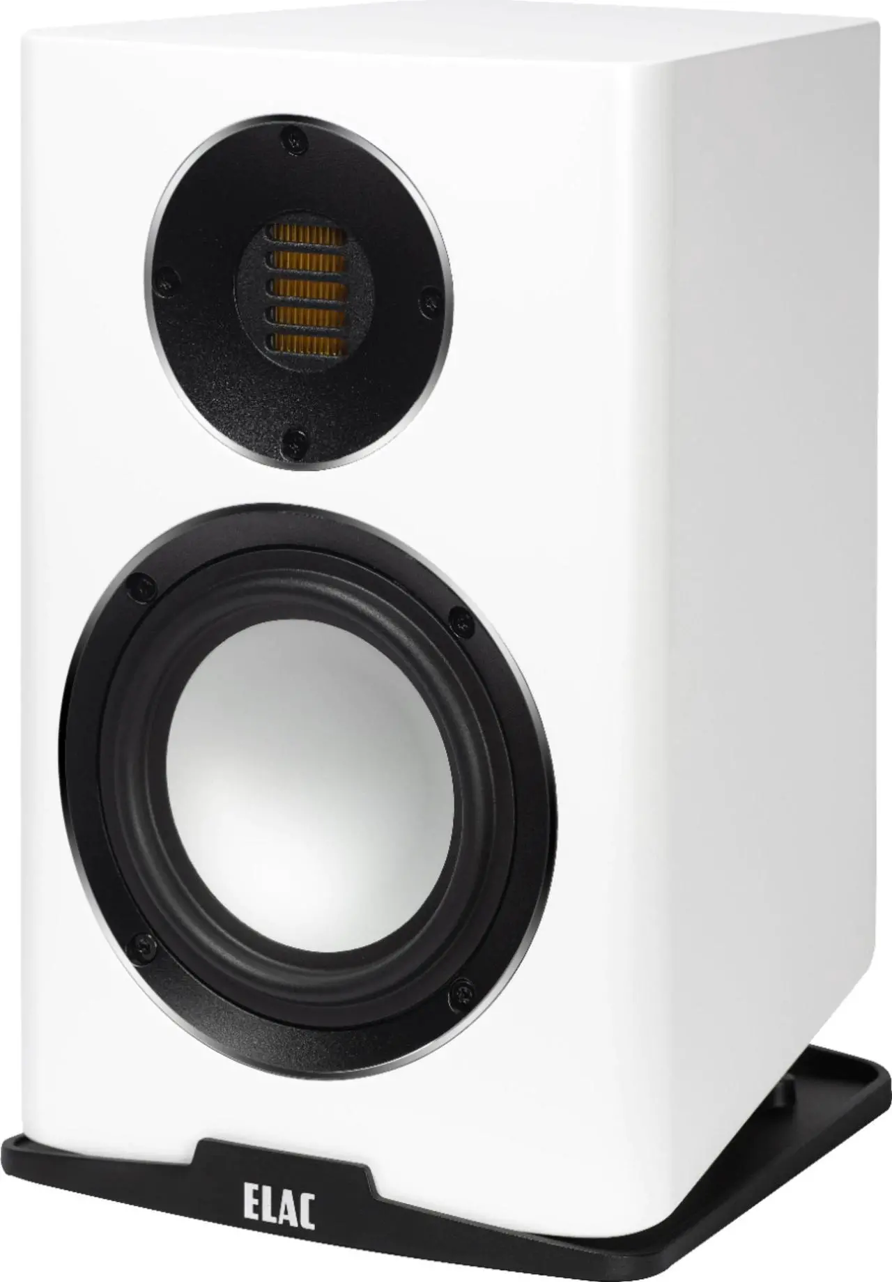 Alt view image 9 of 9 - Elac BS243.4-SW Carina Premium Bookshelf Speakers - (Pair) Satin White
