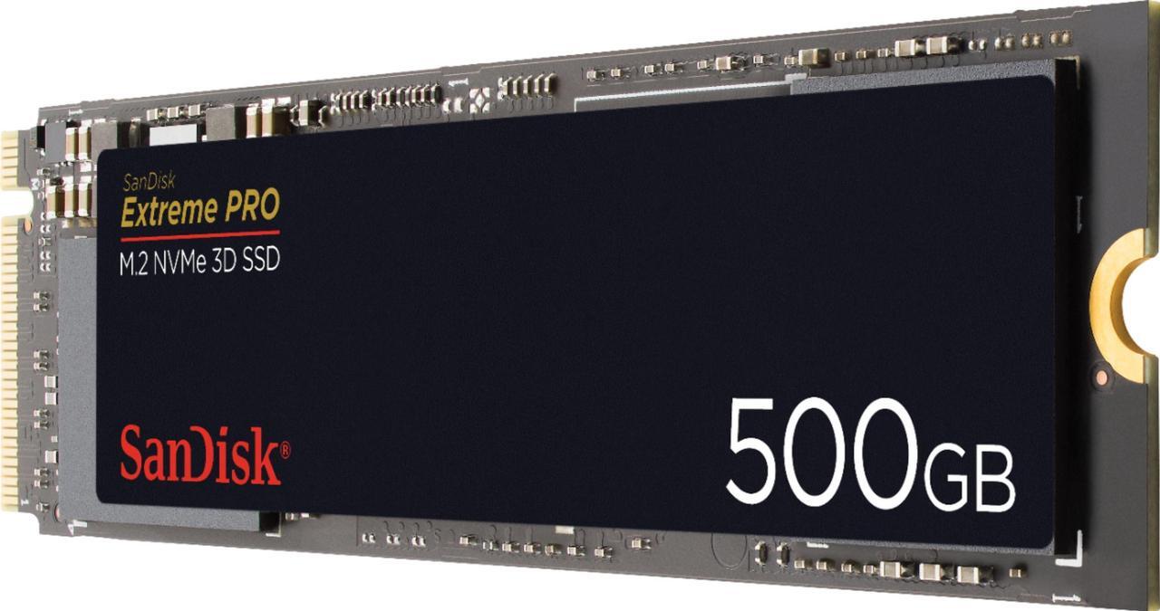 Alt view image 14 of 20 - SanDisk Extreme PRO 500GB PCIe 3.0 x4 M.2 2280 Internal Solid State Drive