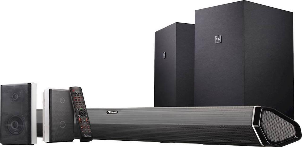 Main image of Nakamichi - 7.2.4-Channel 800W Soundbar System with Dual 8" Wireless Subwoofers and Dolby Atmos - Black